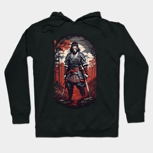 samurai zombie Hoodie